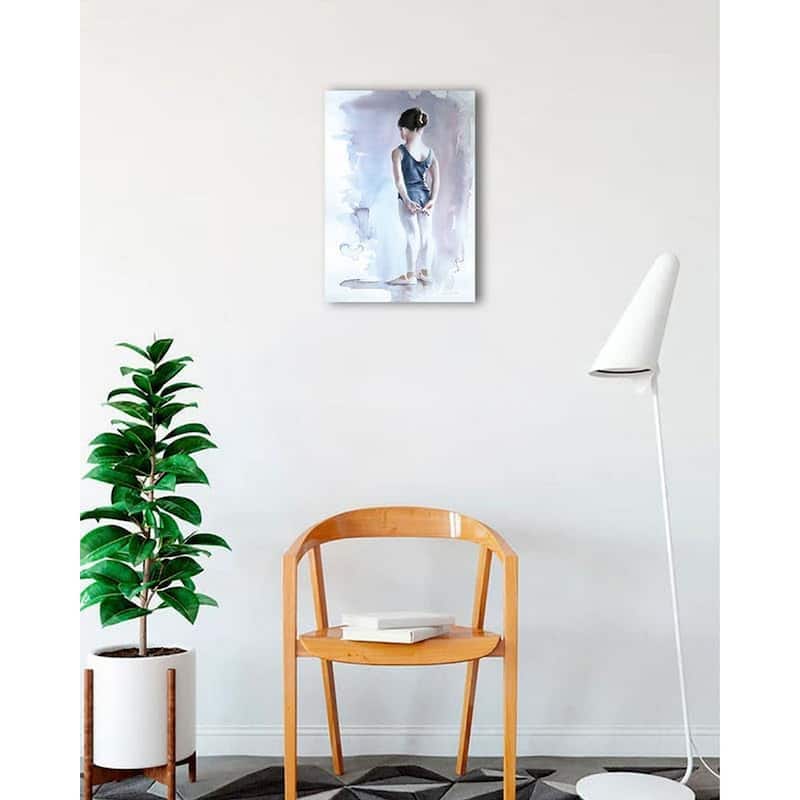 First Day at Ballet Art Poster - Print On Demand - 18 x 24 Inch