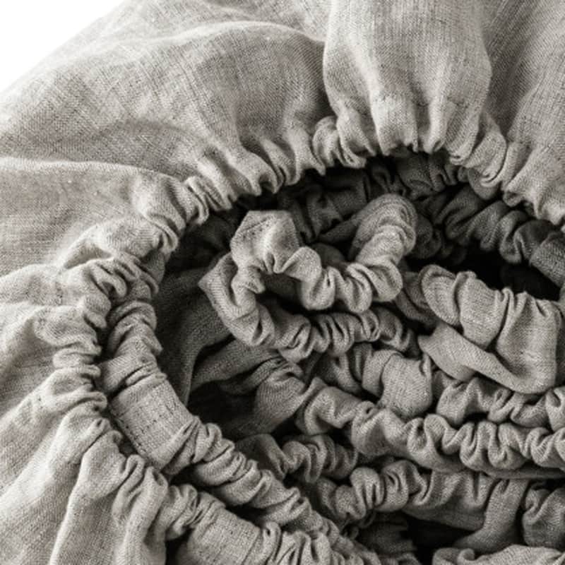 Taupe Linen California King Fitted sheet