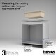 preview thumbnail 45 of 52, Karran Top Mount 33 in. Large Single Bowl Quartz Workstation Kitchen Sink