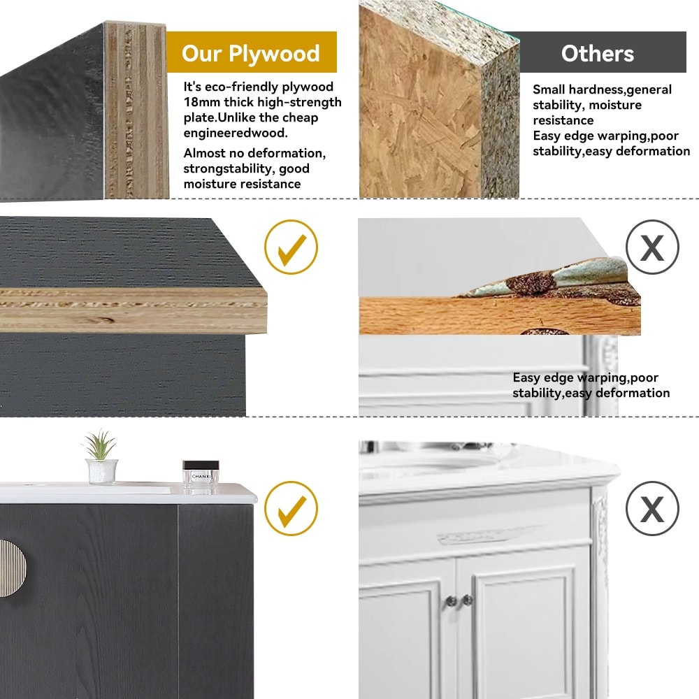 30 x top 19 bathroom vanity