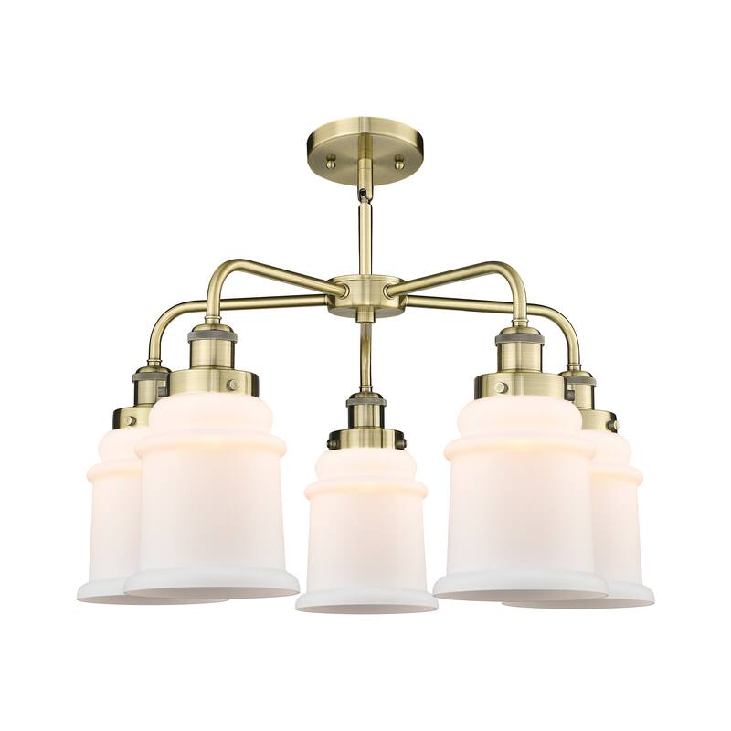 Innovations Lighting Canton - 5 Light 24" Stem Hung Chandelier