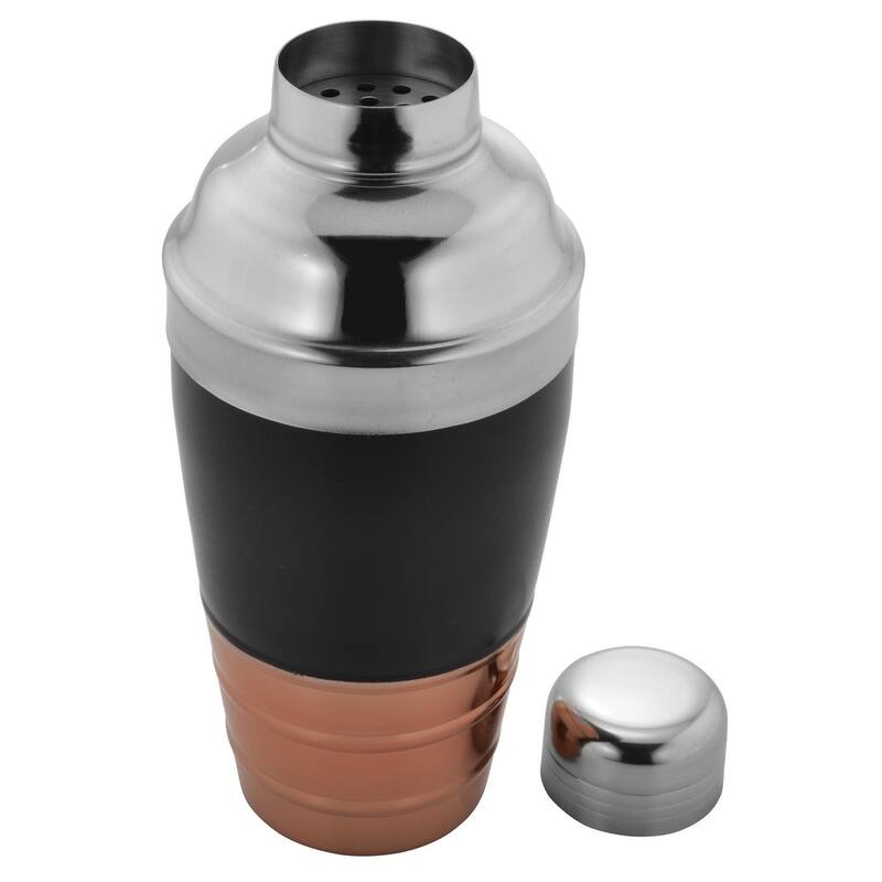 Sol Living Deluxe Stainless Steel Cocktail Shaker with Strainer