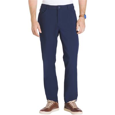 IZOD Mens Classic-Fit Performance Casual Chino Pants, Blue, 30W x 30L - 30W x 30L