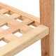 preview thumbnail 5 of 3, vidaXL Shoe Rack Solid Walnut Wood 27.2"x10.2"x31.9"