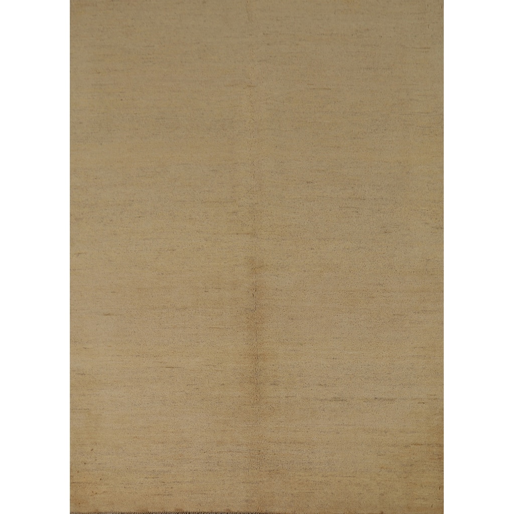 Modern Gabbeh Oriental Rug Handmade Wool Carpet - 4'9"x 6'4"