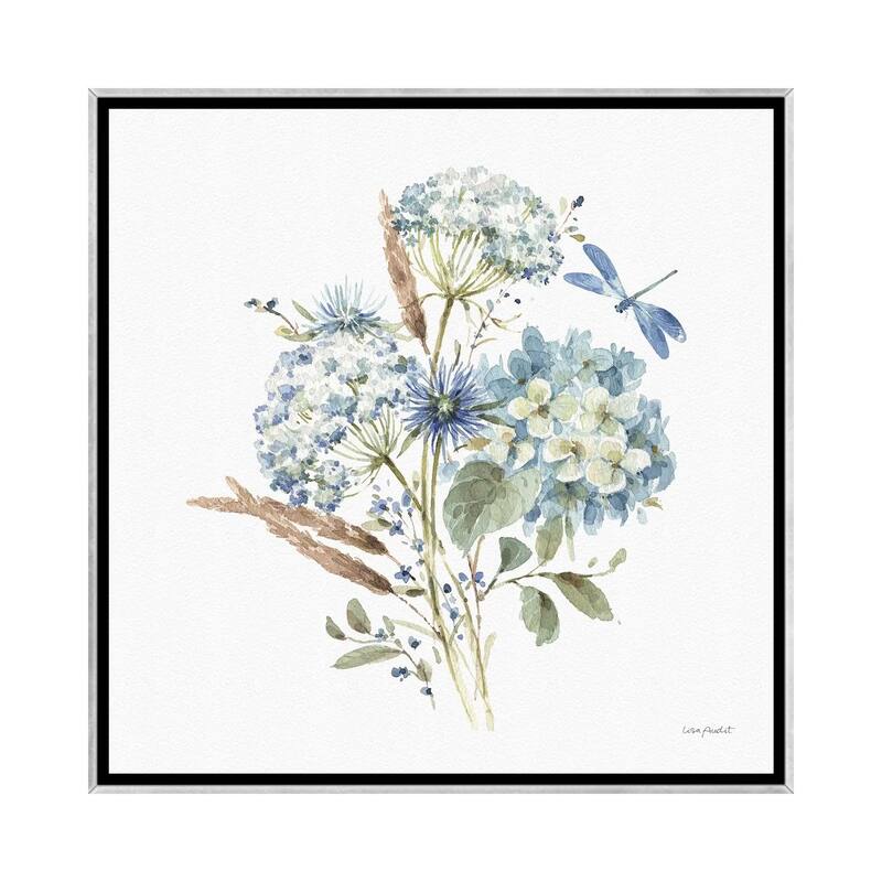 iCanvas "Bohemian Blue VIA" by Lisa Audit Framed