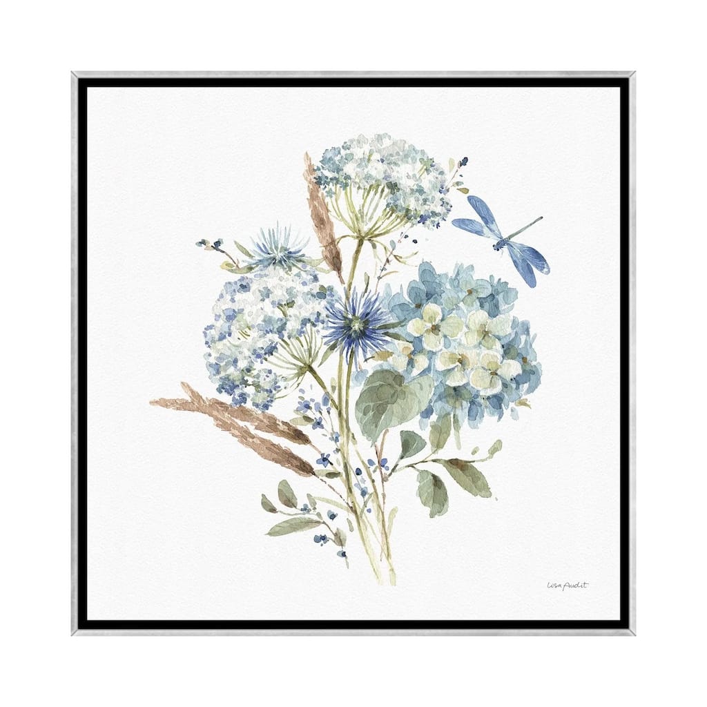 iCanvas "Bohemian Blue VIA" by Lisa Audit Framed