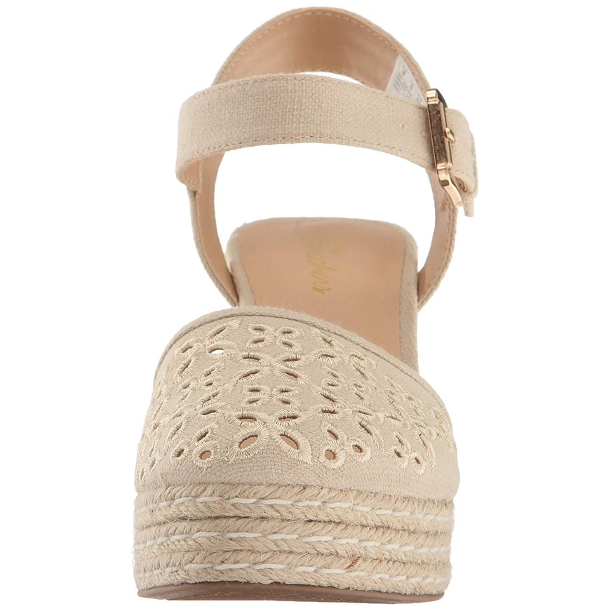 skechers cali women's turtledove platform sandal