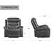 preview thumbnail 3 of 24, Lenci 3-Piece Power Reclining Living Room Set