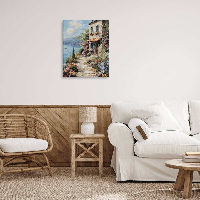 Stupell Seaside Cottage Architecture Canvas Wall Art Design By Franklyn Gregory