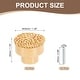 preview thumbnail 1 of 4, 12 Pack Rattan Dresser Knobs Round Woven Drawer Knob with Screws Brown - 1.38"