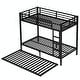 preview thumbnail 10 of 51, Metal Bunk Bed with Twin Size Trundle
