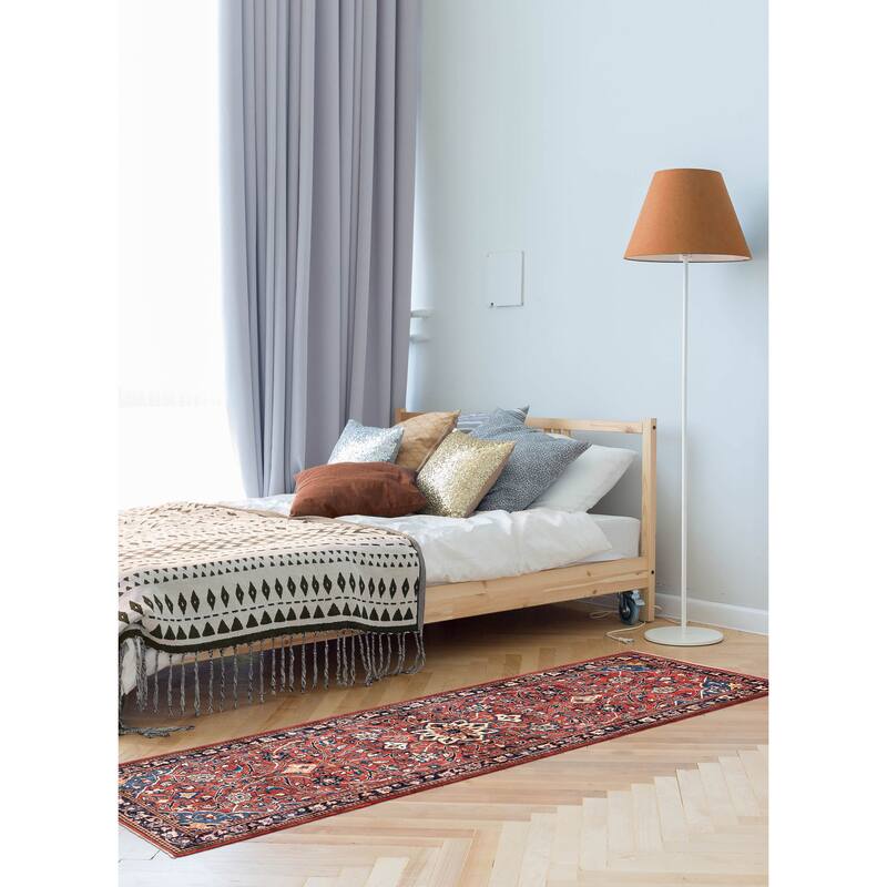 ECARPETGALLERY Hand-knotted Anadol Dark Copper Wool Rug - 3'6 x 11'0