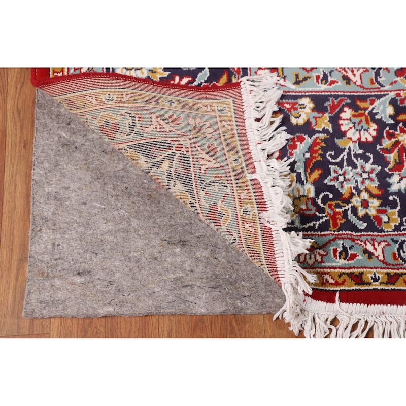 Traditional Kashan Turkish Area Rug Machine Made Living Room Carpet - 9'6" x 12'6"