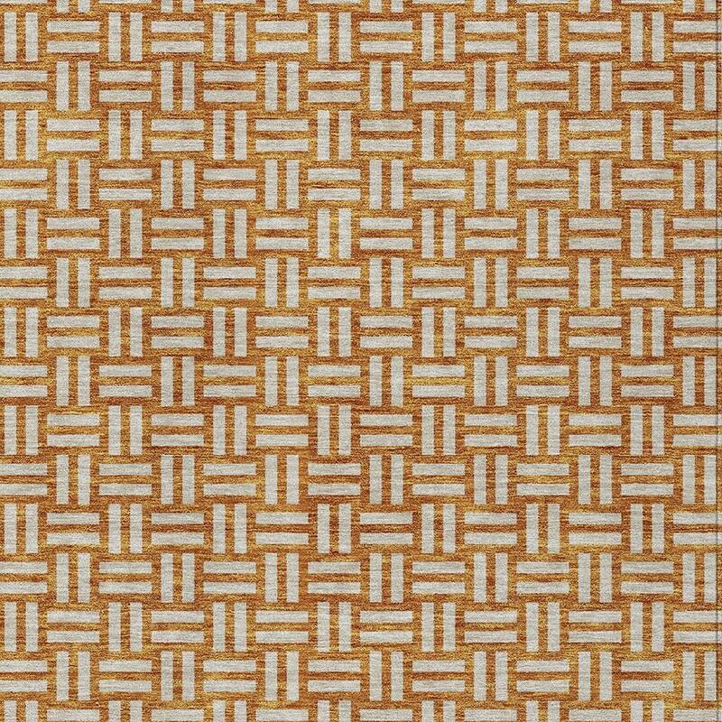 HomeRoots Geometric Transitional Rectangle Outdoor Rug