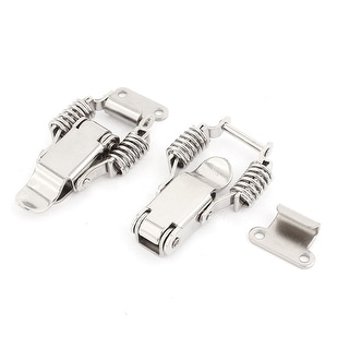Case Box Spring Loaded Toggle Latch Catch Hasp Hardware 2pcs - Silver ...