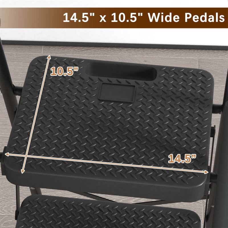 5-Step Folding Ladder with Handrails