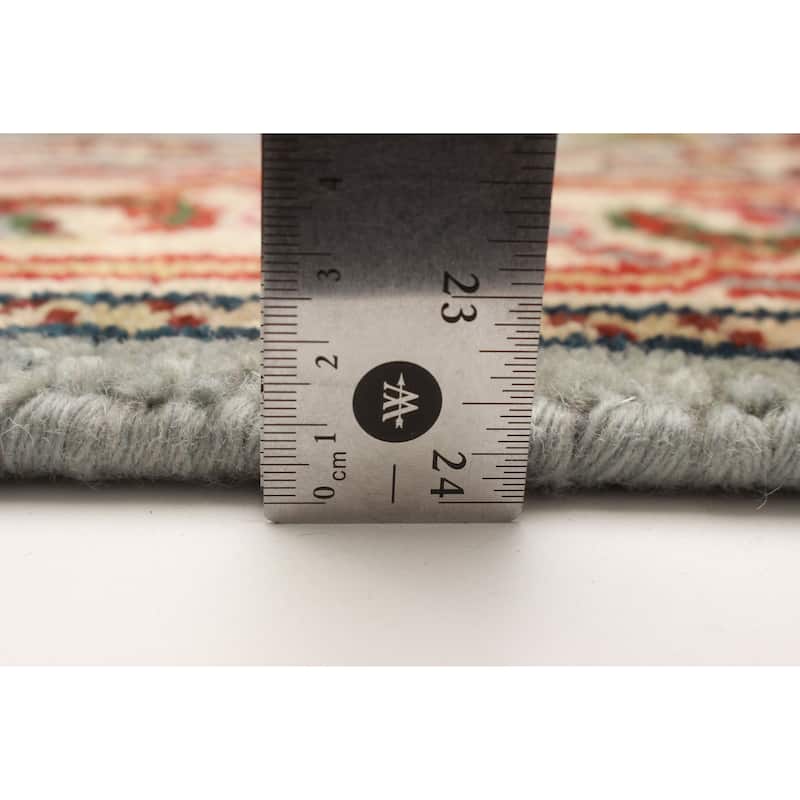 ECARPETGALLERY Hand-knotted Serapi Heritage Light Blue Wool Rug - 2'7 x 15'11