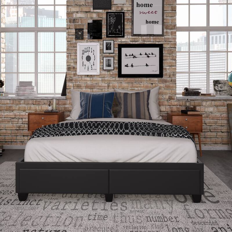 Boyd Sleep Parma Upholstered Platform Storage Bed with Drawers