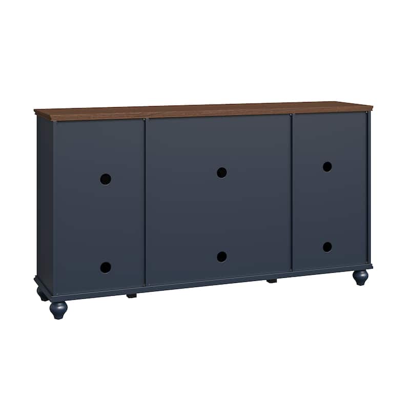 63" Vintage Style Kitchen Accent Buffet Sideboard Cabinet w/ Drawers - 63" in Width