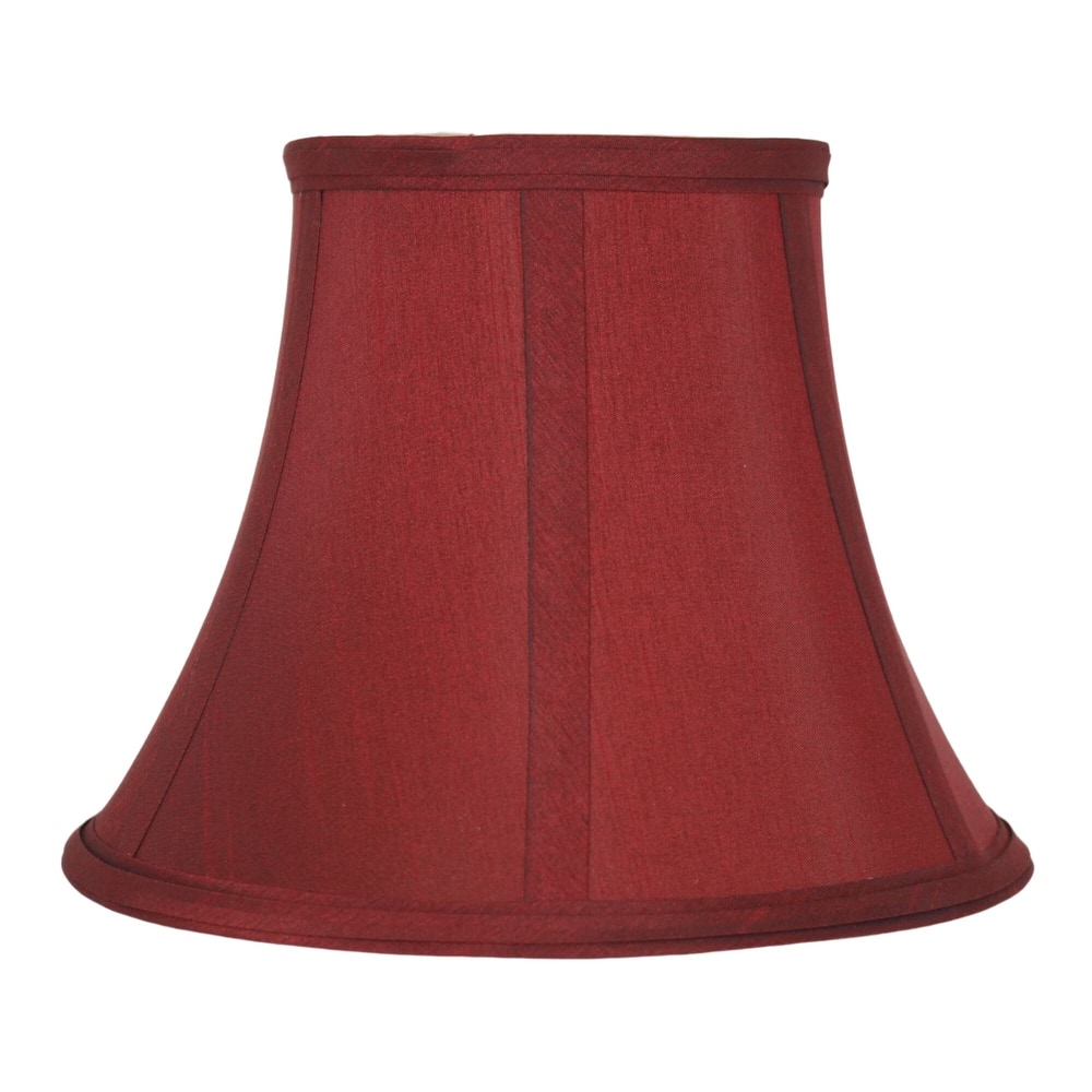 Faux Silk Bell Lamp Shade, 5 inch Top, 9 inch Bottom, 7 inch Slant
