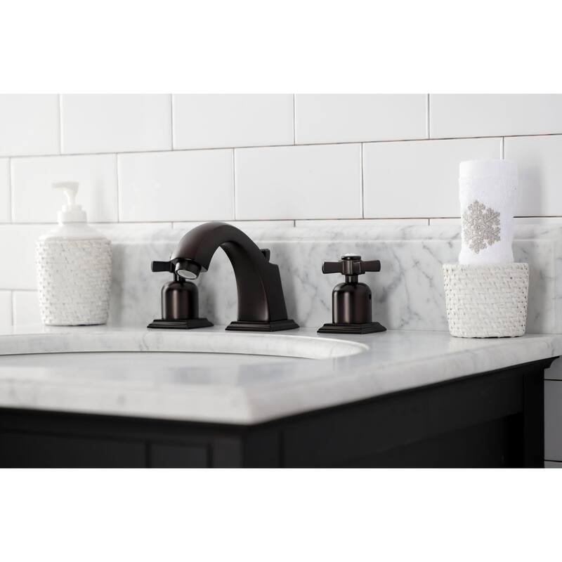 Kingston Brass Millennium 1.2 GPM Widespread Bathroom Faucet with