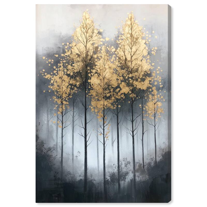 Gilded Grove Canvas by Art Remedy, Gallery Wrapped - 16" x 24"