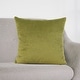 preview thumbnail 1 of 2, Allan Andrews Square 20 x 20 Decorative Throw Pillow, Bella Collection Down - Green