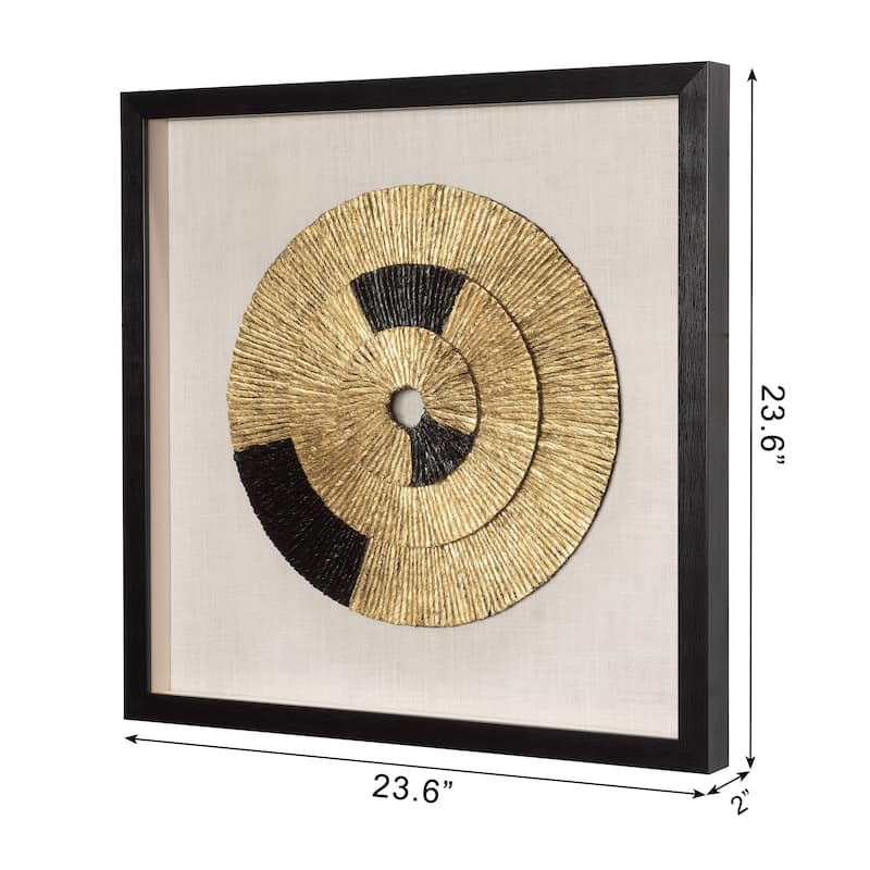HUJI Paper Strings Shadow Box Wall décor