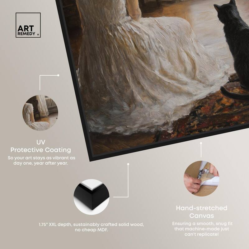 Her Faithful Companion Canvas by Art Remedy