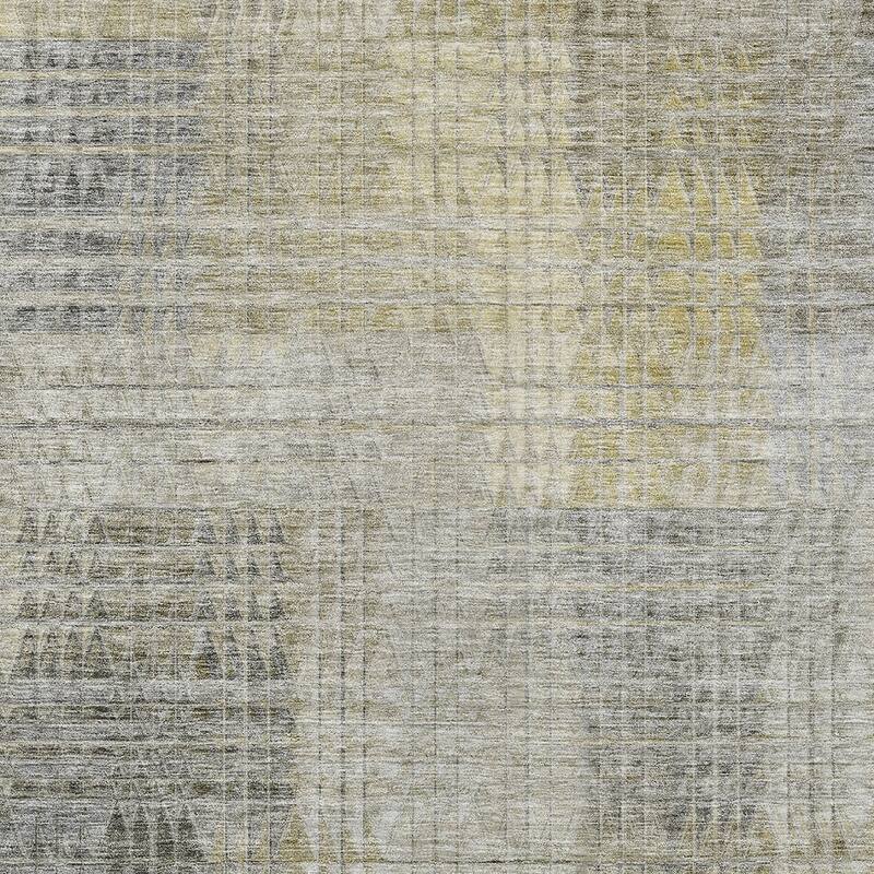 HomeRoots Abstract Transitional Rectangle Outdoor Rug