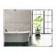 preview thumbnail 48 of 66, Rectangle Metal Framed Beveled Edge Bathroom Vanity Mirror