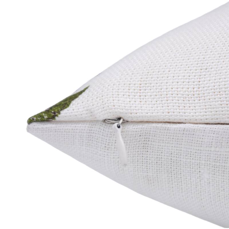 Fabdivine Linen Boho Block print pillow Cover