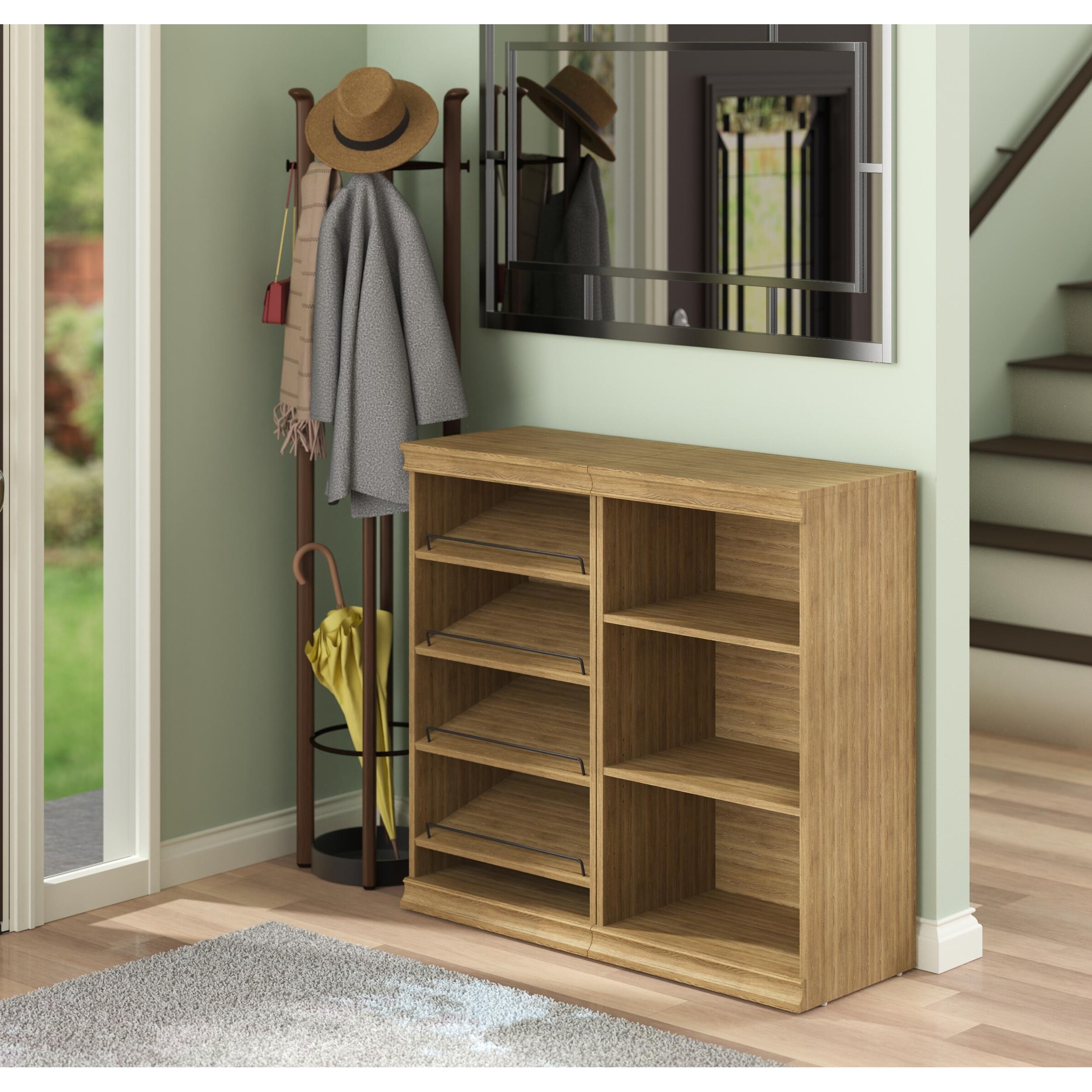 ClosetMaid Modular Storage 21.38-inch W 7-Shelf Wood Closet System