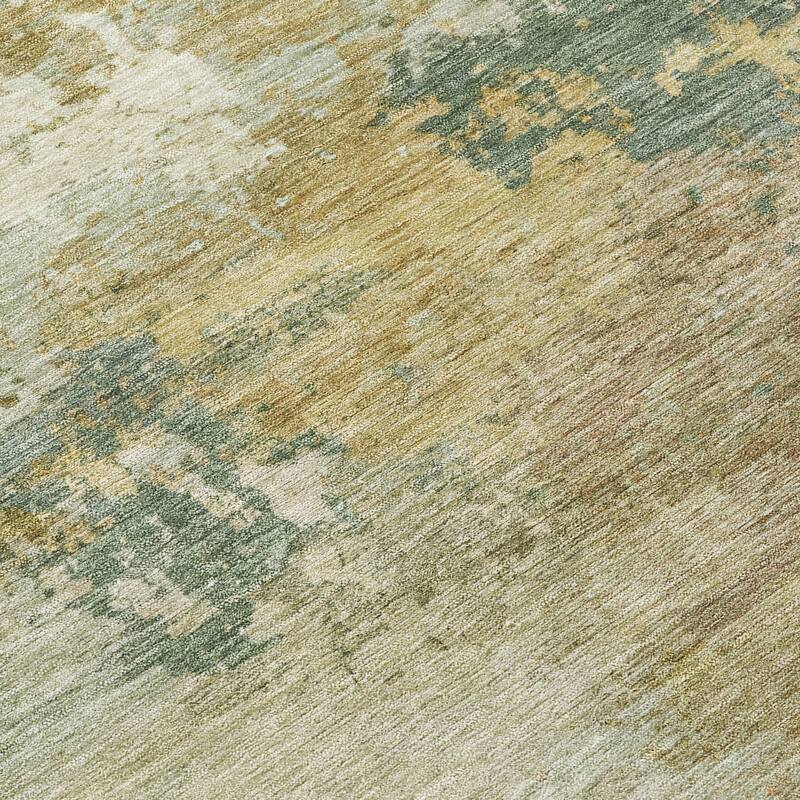 Machine Washable Indoor/ Outdoor Modern Contemporary Chantille Rug