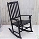 preview thumbnail 29 of 64, Cambridge Casual Alston Wood Outdoor Rocking Chair Black