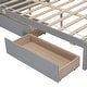 preview thumbnail 10 of 36, Full Size Bed with Storage Case and 2 Storage drawers