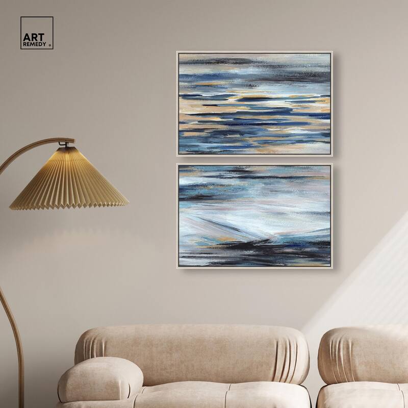 Endless Sea Canvas Set of 2 by Art Remedy