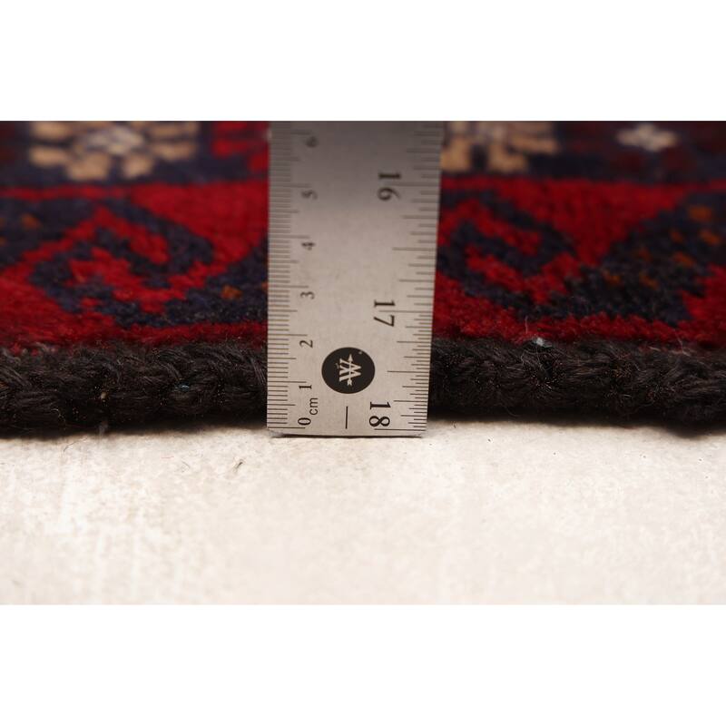 ECARPETGALLERY Hand-knotted Teimani Dark Navy Wool Rug - 3'6 x 6'0