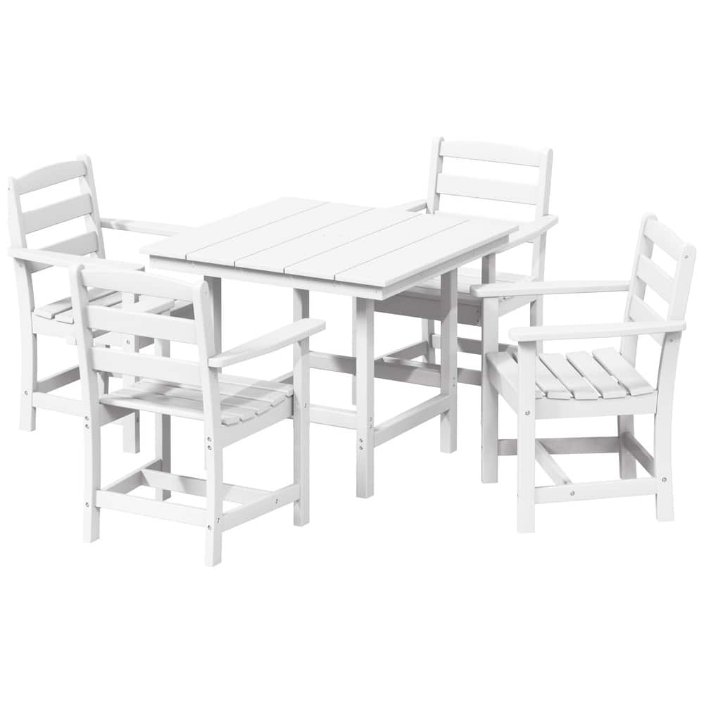 Shoreside 5-Piece Arm Chair Dining Set