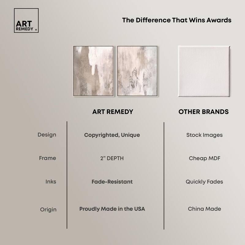 Striated Texture II Canvas Set of 2 by Art Remedy