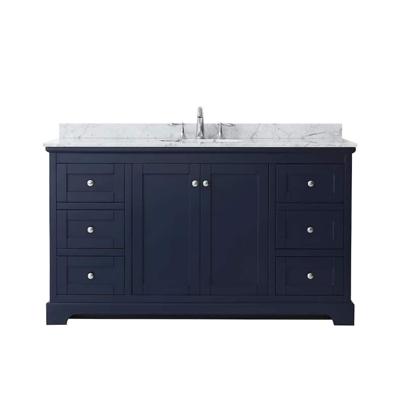 Wyndham Collection Avery 60" Free Standing Single Basin Vanity Set