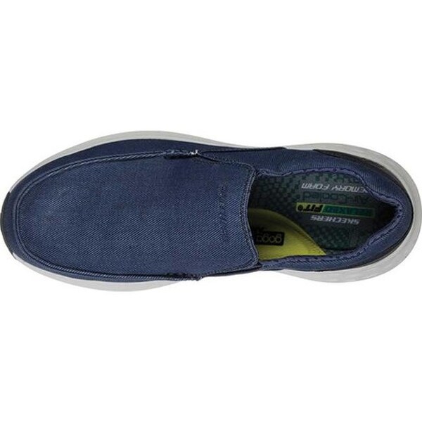 Skechers relaxed fit blue on sale