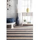 preview thumbnail 13 of 13, Nuloom Alisia Flatweave Striped Jute Area Rug