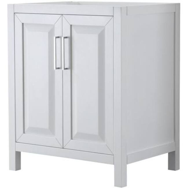 Wyndham Collection Daria 29" Single Free Standing Vanity Cabinet Only