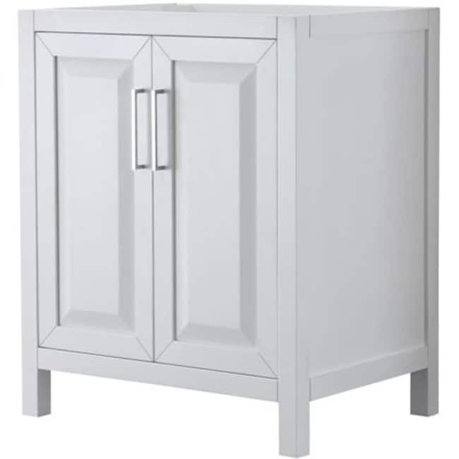 Wyndham Collection Daria 29" Single Free Standing Vanity Cabinet Only