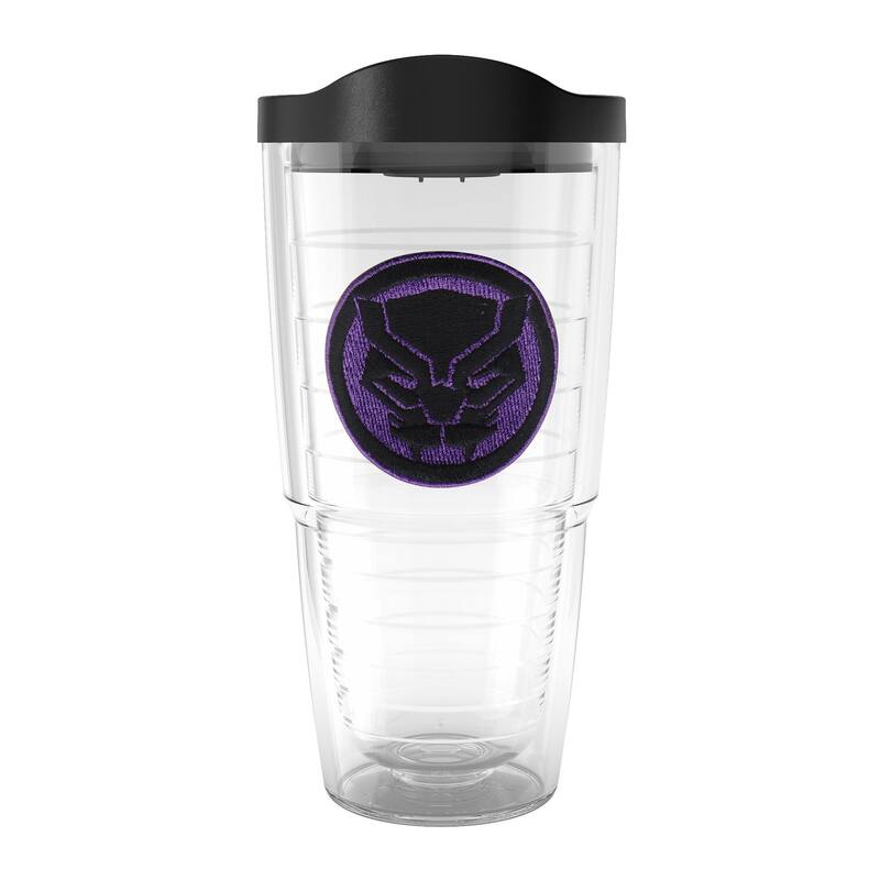 Tervis Marvel Black Panther Icon Made in USA Double Walled Insulated Travel Tumbler, Classic - 24oz