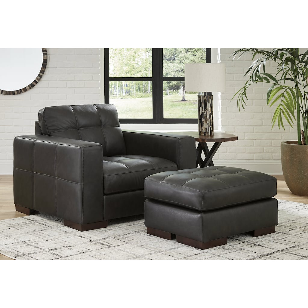 Signature Design by Ashley Luigi Brown 2-Piece Upholstery Package - 50" W x 41" D x 35" H