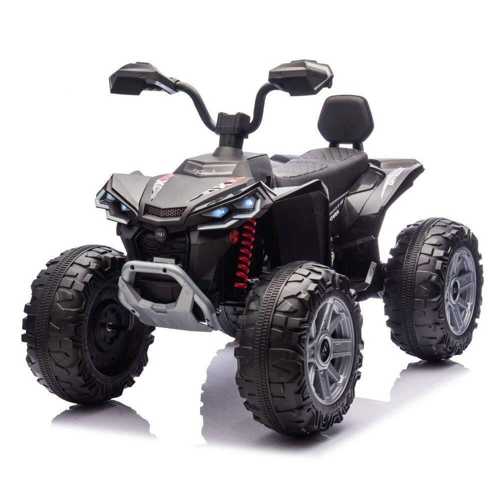 24V 2 Seat Ride on Toys Kids ATV 4 Wheel Quad Bike for Kids Best Gift