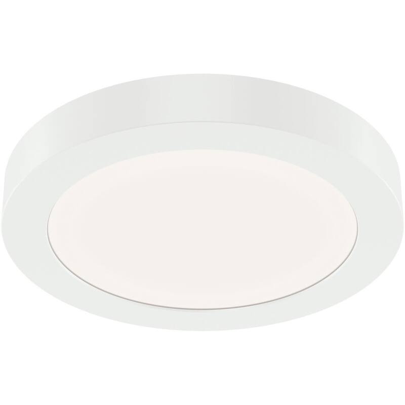 Kichler 53005WH30 Ara 6" Wide LED Flush Mount Drum Ceiling Fixture - White